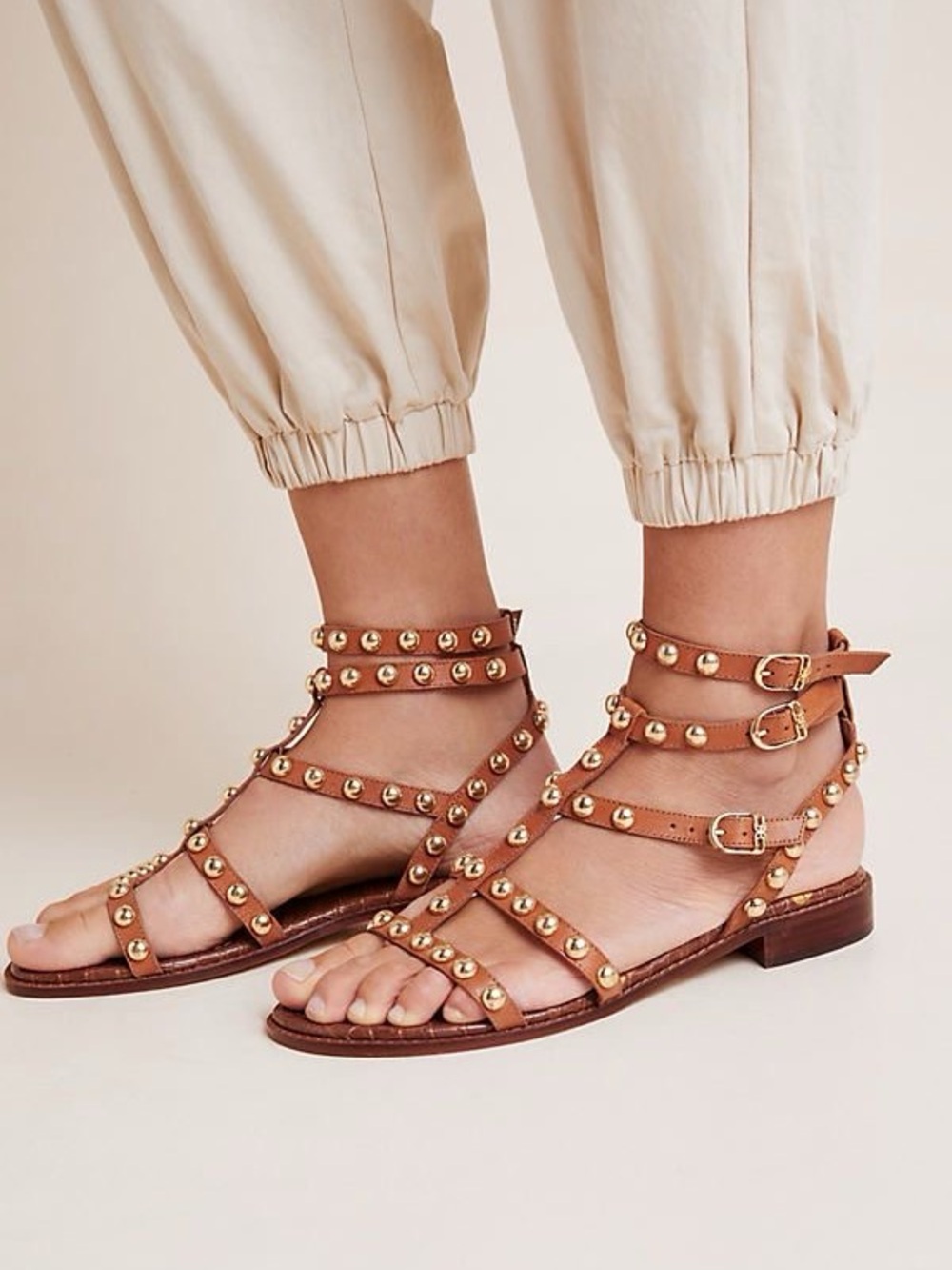 {Sam Edelman} Eavan Studded Gladiator Sandals - Picture 16 of 16